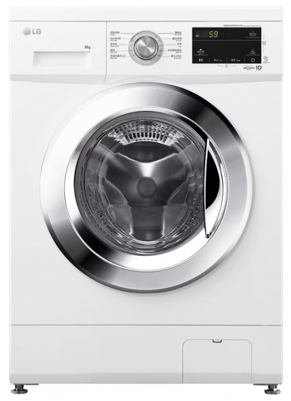 樂金 LG 前置式洗衣機 (8kg, 1400轉/分鐘) FMKS80W4